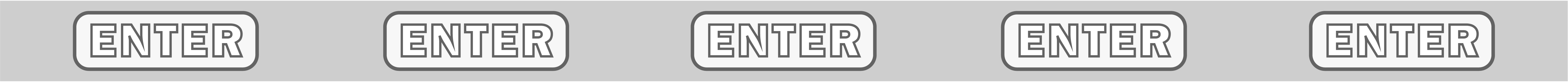 Spacer with five button. Text for each button reads 'ENTER'.